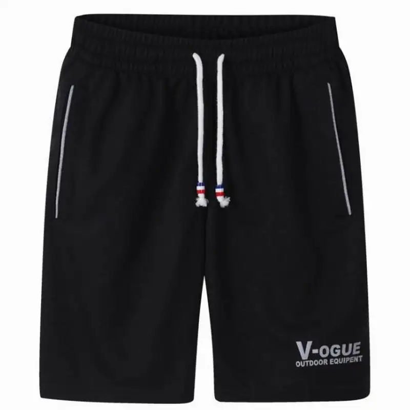 Дизайн мужские пляжные шорты спортивные шорты Свободные Большие размеры Модель № 6188 - Цвет: black