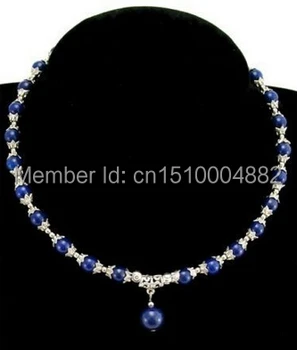 

NEW IN TIBET STYLE TIBETAN A lapis lazuli BEADS PENDANT NECKLACE