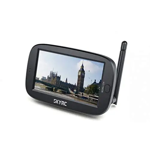 

SkyRC 4.3" LCD 5.8G 40Ch FPV Monitor with 5.8Ghz 40 Channels 2-In-1 Wireless Receiver for RC Quadcopter