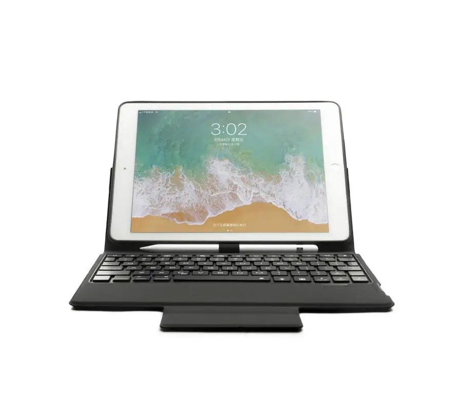 Wireless Bluetooth Keyboard PU Leather Case (17)