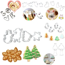 29 стилей, формочки для печенья из нержавеющей стали с изображением животных из мультфильмов, толщина 0,3 мм, пресс-форма для вырезания фруктов, кексов, кухонные инструменты для выпечки