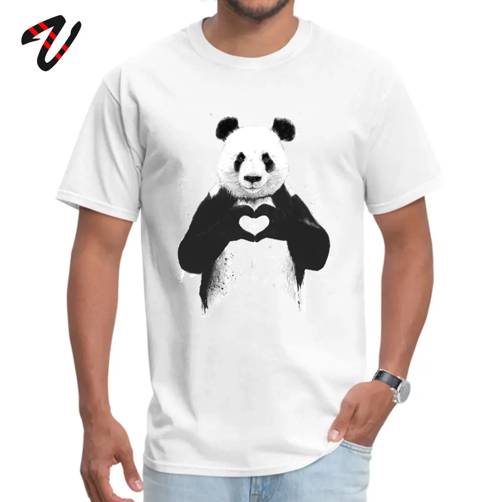 Dominant Men T Shirts ALLYOUNEEDISLOVE Design Tops Tees 100% Cotton Short Sleeve Hip hop Tee Shirt O Neck Drop Shipping ALL-YOU-NEED-IS-LOVE white