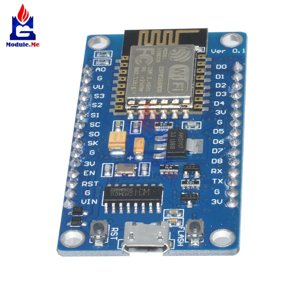 ESP8266 ESP 12F ESP12E ESP12F CH340G NodeMcu V3 WIFI 12E PCB плата для разработки сети USB IO|development board|esp8266