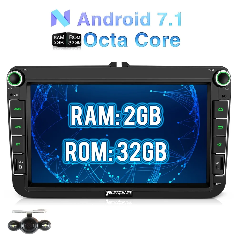 Flash Deal Pumpkin Qcta-core RAM 2G ROM 32G 2 Din 8" Android 7.1 Car Radio No DVD Player GPS Navigation Stereo For VW/Volkswagen/Golf/Seat 0 Flash Deal Pumpkin Qcta-core RAM 2G ROM 32G 2 Din 8" Android 7.1 Car Radio No DVD Player GPS Navigation Stereo For VW/Volkswagen/Golf/Seat 0