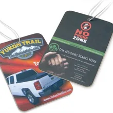 Через fedex или DHL, Дешевая индивидуальная бумага освежитель воздуха для автомобиля