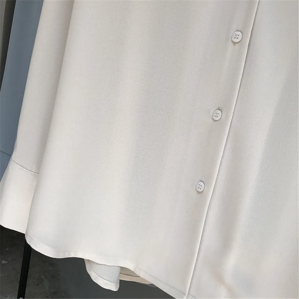 High Quality Blouse Ladies Chiffon Office Career Shirts Tops 2018 Fashion Long Sleeve Blouses Femme Blusa Formal Office Blouse (3)