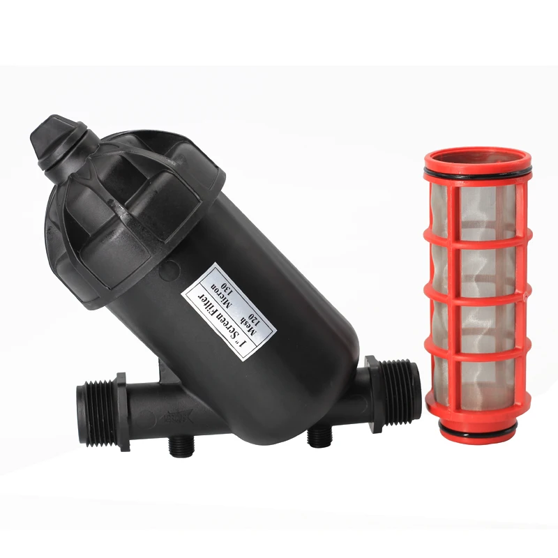 NuoNuoWell 3/4'' 1/1.5/2 Inch Screen Irrigation Filter Stainless Steel