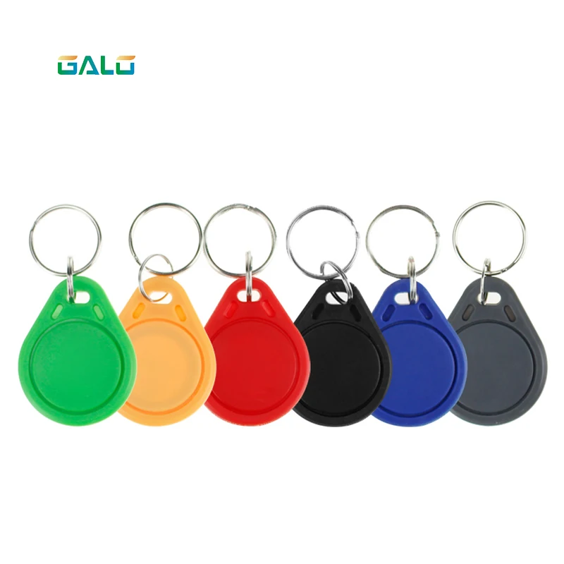 

10Pieces 13.56MHz MF 1K Keychains RFID ABS Key Fob ISO14443A Access Control Keycard token NFC Tag Colorful hotel keys