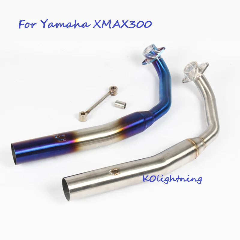 Motorcycle Exhaust System Muffler Link Middle Connect Pipe Slip on