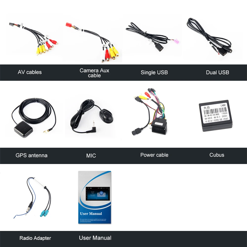 Clearance Dasaita 10.2" Android 7.1 Car GPS Player Navi for VW Golf 7 2013 with 2G+16G Quad Core Car Stereo Multimedia Bluetooth No DVD 28