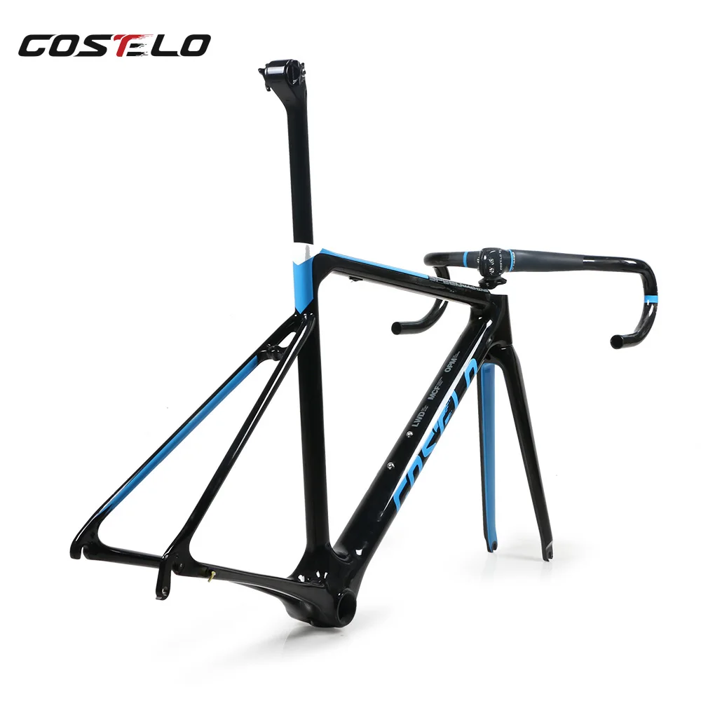 Excellent NEW DISC Costelo Speedmachine1.0 carbon fiber road bike frame with handlebar bicicleta frame carbon fiber bicycle frame 13 Excellent NEW DISC Costelo Speedmachine1.0 carbon fiber road bike frame with handlebar bicicleta frame carbon fiber bicycle frame 13