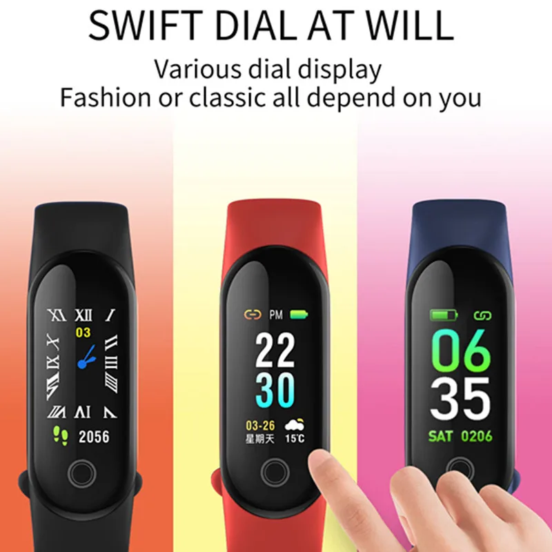 696 M30 для xiaomi mi band 3 умный Браслет IP67 браслет монитор сердечного ритма измерения