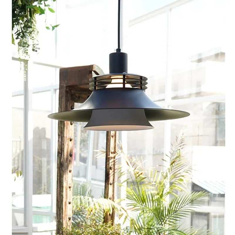 

BOCHSBC White Black European Style Single head Pendant Lamp Dia35cm 240V 110V Famous Designer Lights Like But Not PH Lighting