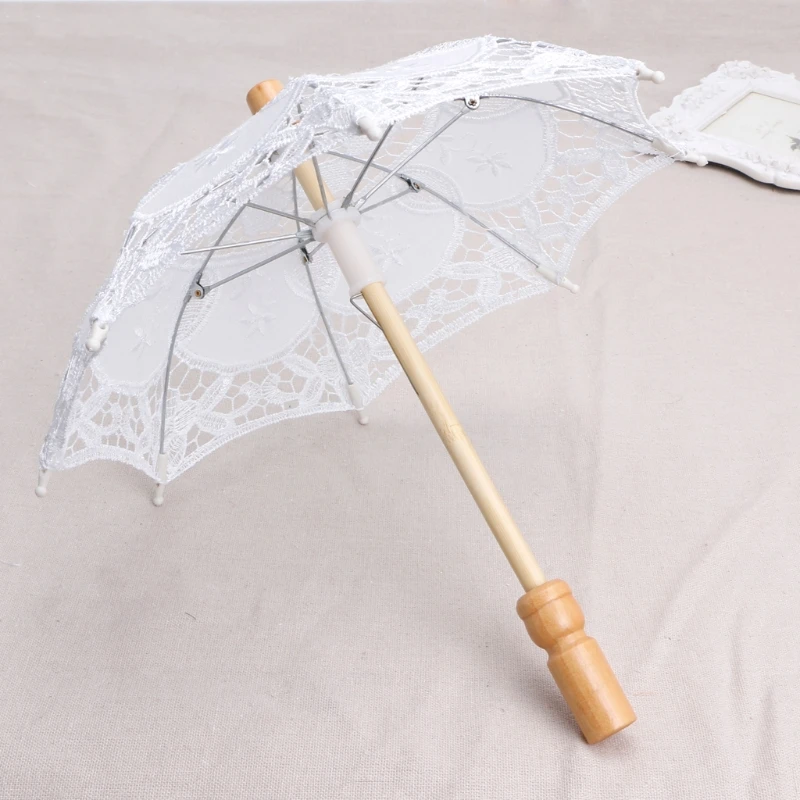 Ylsteed Newborn Photography Props Baby Mini Lace Deco Umbrella Infant Studio Shooting Photo Prop Newborn Photography Accessories