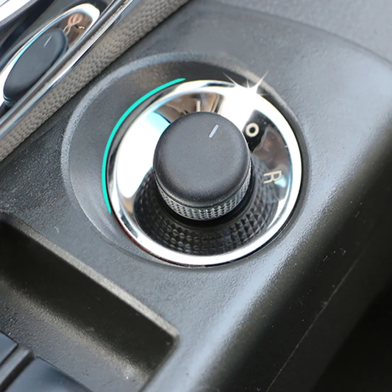 

Stainless steel Rear View Mirror Adjustment Knob Rearview Mirror Trim Sticker for Chevrolet Trax Cruze Malibu Aveo 2009 - 2016