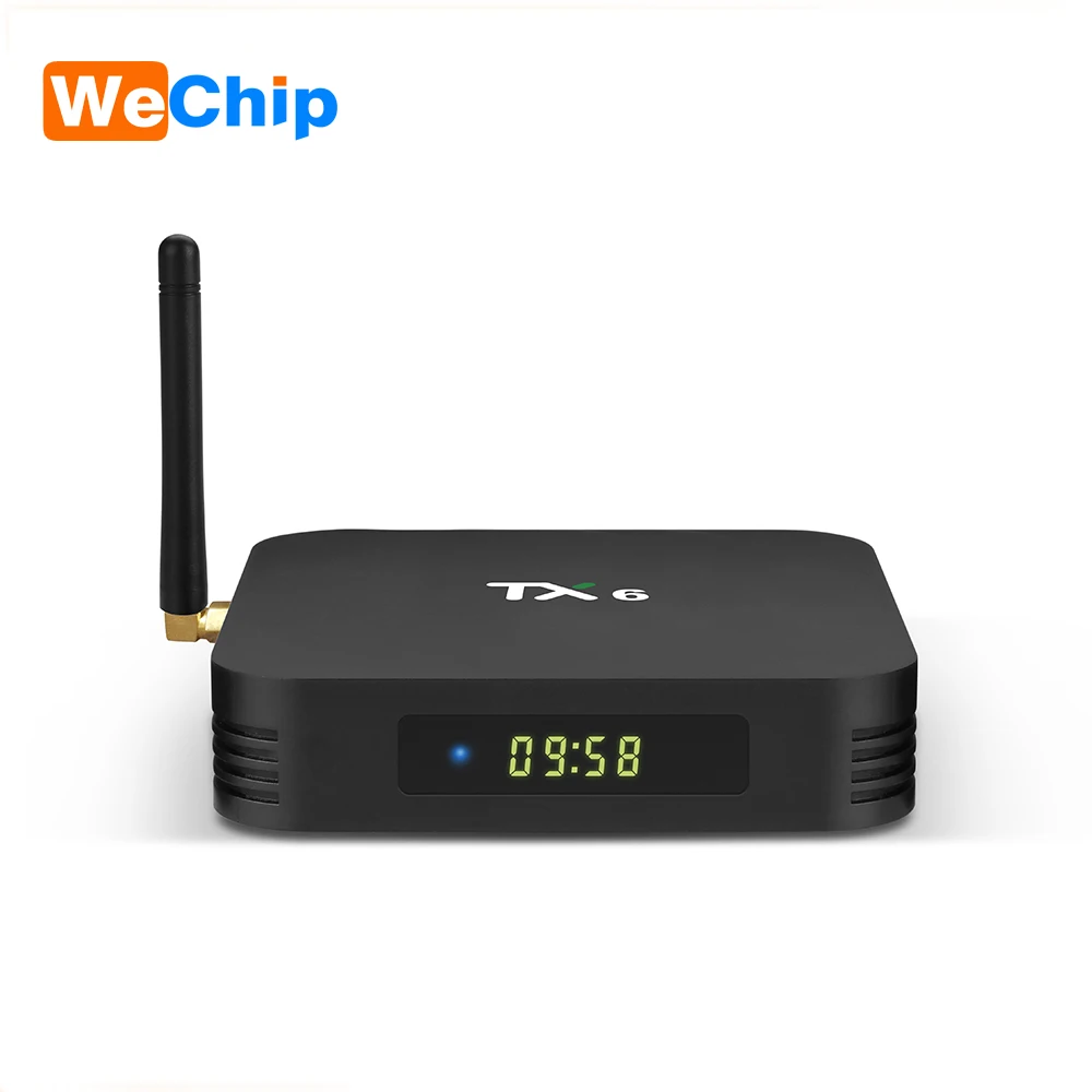 Телеприставка Wechip TX6 Android 9,0 4G 32G/64G Allwinner H6 Quad core 2,4G+ 5G Dual Wifi BT 4,1 4K tv BOX HD H.265 Youtube телеприставка