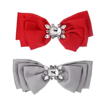 Женские заколки из горного хрусталя; тканевый корсаж с бантом; женские аксессуары