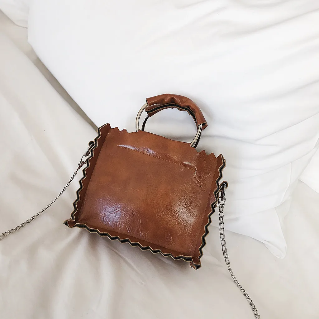 CONEED Fashion Women Bag 2019 New Luxury Handbags Women Bags Designer Fashion PU Leather Shoulder Bag Solid Wild Retro Bag Mar18 CONEED Fashion Women Bag 2019 New Luxury Handbags Women Bags Designer Fashion PU Leather Shoulder Bag Solid Wild Retro Bag Mar18