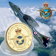 Горячее предложение новая позолоченная армейская монета Королевских ВВС памятная монета на заказ необычная монета Вызов Монета