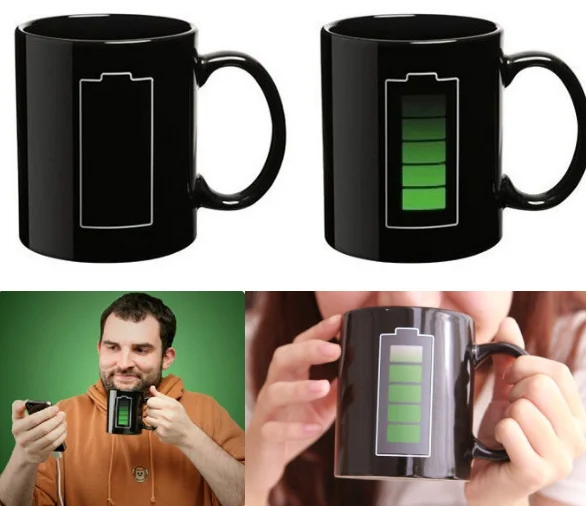 Αποτέλεσμα εικόνας για battery color changing mug