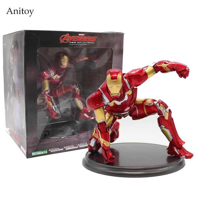 

Avengers Age of Ultron Iron Man 1/6 Scale Pre-Painted Model Kit PVC Figure Collectible Model Toy 17cm KT3974