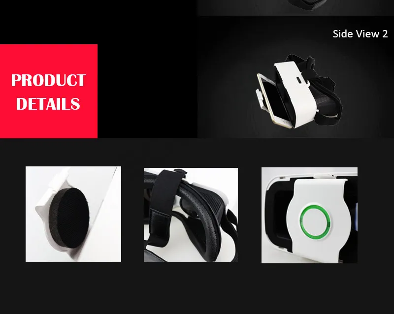 VR Shinecon 3,0 гарнитура 3D очки виртуальной реальности Googles передняя крышка шлем для 4,5-6 'мобильного телефона с VR контроллером