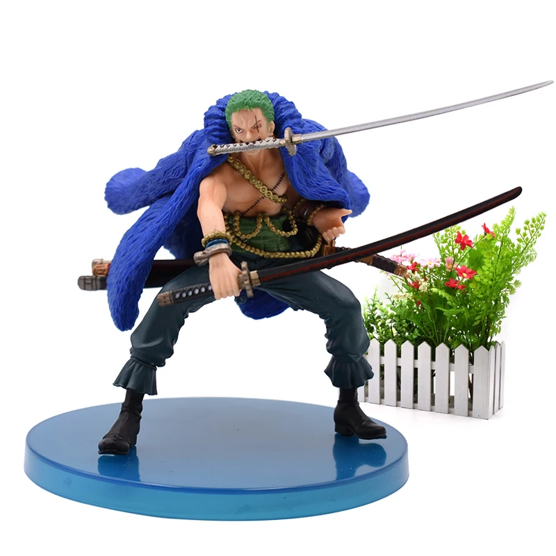 

Anime One Piece 20th Anniversary Roronoa Zoro PVC Action Figure Collectible Model Christmas Gift Toy For Children 13 cm