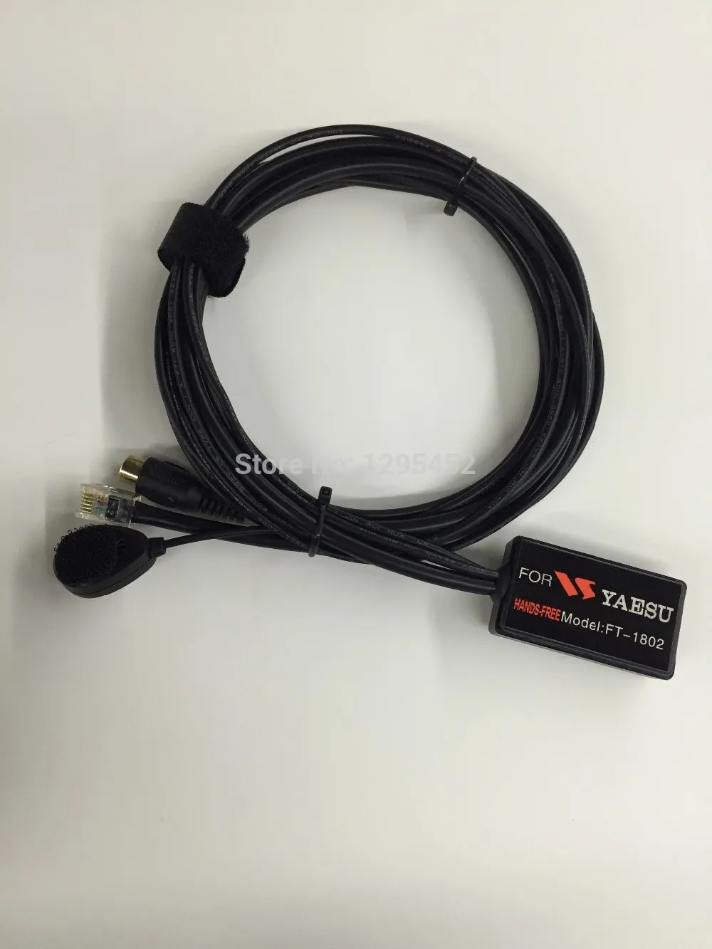 6 core Crystal Head MIC Hands Free PTT Headset for Radio Yaesu FT 1807 1907 1802 7800R 7900R