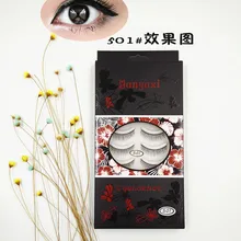 Yanyaxi ручной работы 10 пар Толстая Накладные ресницы норки ресниц Макияж инструмент Накладные ресницы maquiagem ресницы