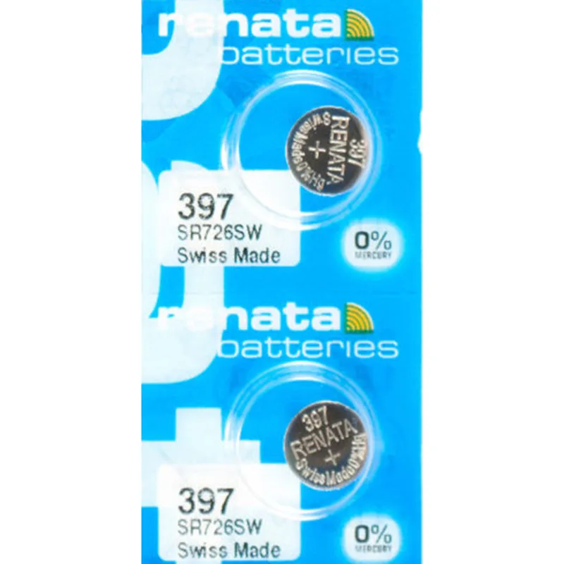 2 шт./лот розничная продажа новый Renata долговечный 397 SR726SW Аккумулятор для часов