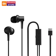 Оригинальные наушники-вкладыши Xiaomi ANC Hybrid type-C с функцией активного шумоподавления и линейным управлением для Xiaomi Mi6 MIX Note2 Mi5s Plus