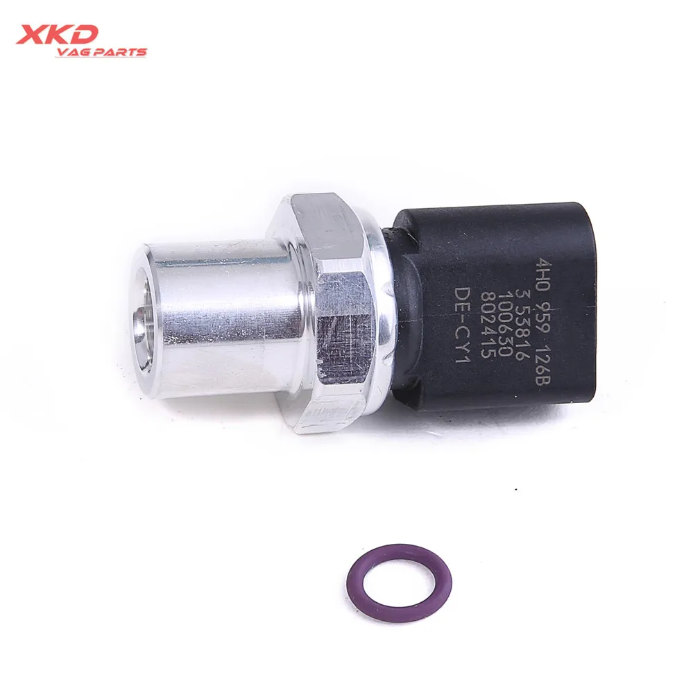 OE A/C Pressure Switch Sensor & O-Ring For AUDI A4 A5 A7 Q5 R8 S3 RS4 VW  Golf Touareg E-Golf