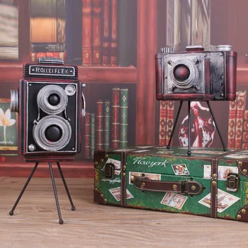 

Fine handmade retro camera model resin arts and crafts home studio window decoration props