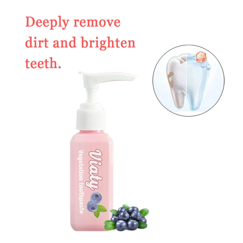 

100ml Blueberry Toothpaste Cleaning Whitening Tooth Mouth Wash Oral Hygiene Effective Tooth Whitening Toothpaste TSLM1