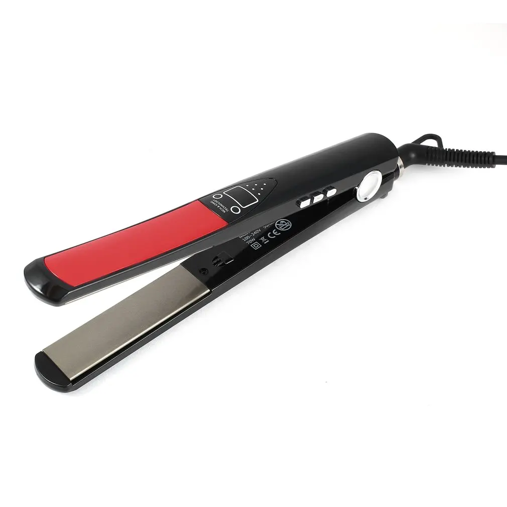 

Hair Styler Solid Ceramic Hair Straightener for Silky Shiny Hair Straighten-Curl-Flip Style Home Hair Salon EU/ US/AU plug