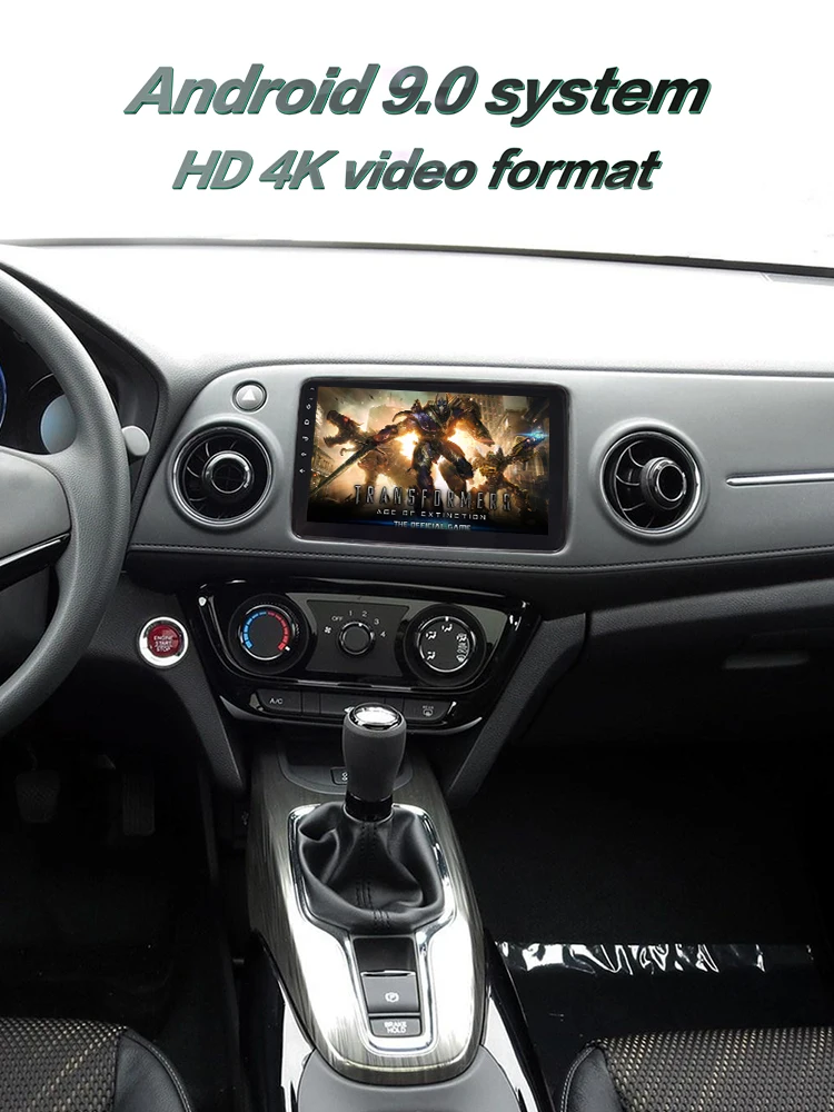 Top 4G Lte Android 9.0 Car multimedia navigation GPS DVD player For Honda Vezel XR-V 2013-2019 years IPS screen audio Radio stereo 3