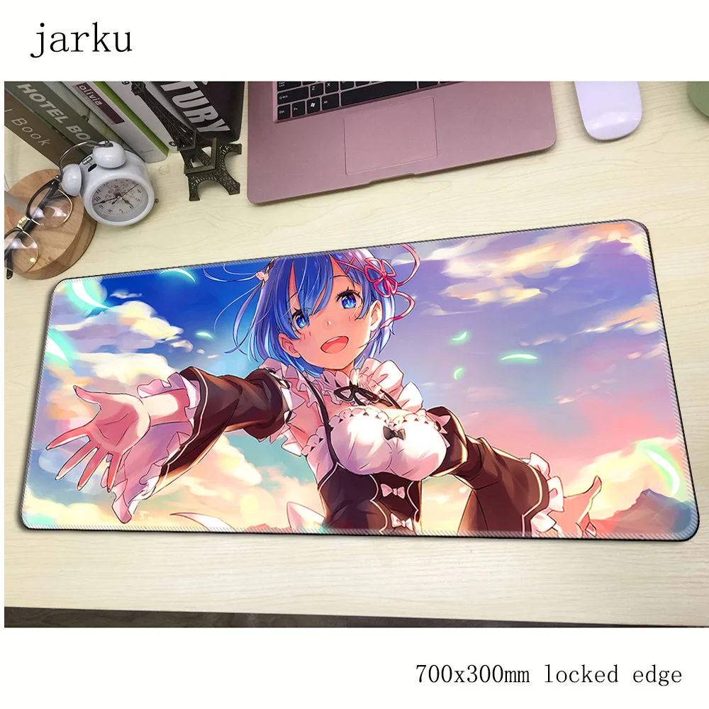 Коврик для мыши re zero 700x300 мм коврик notbook большой игровой лучший Настольный