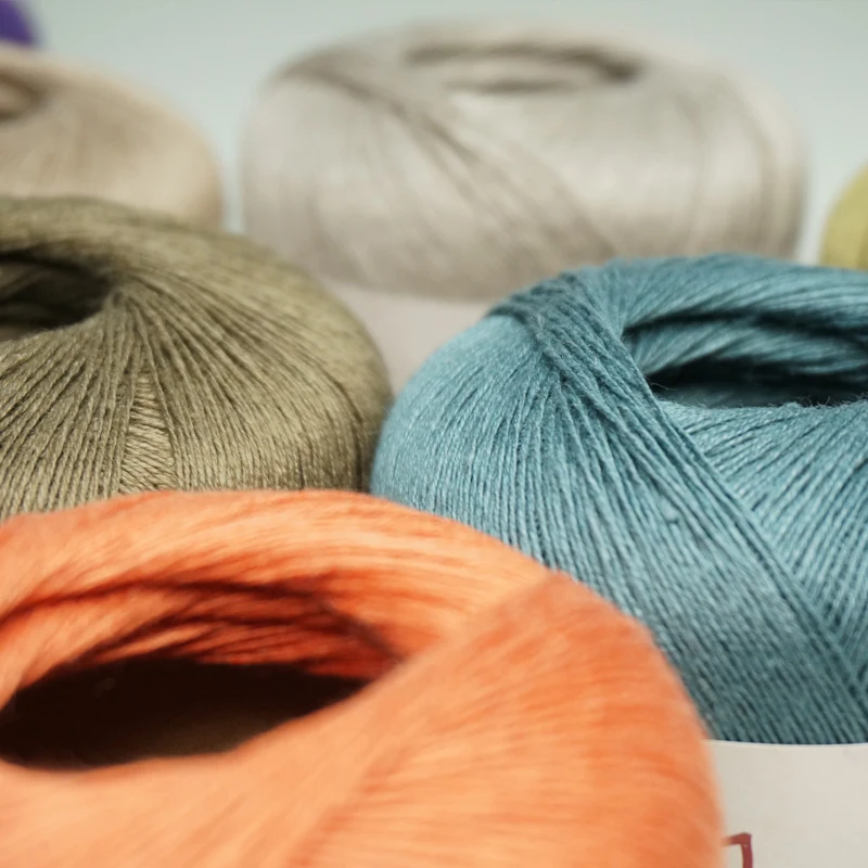 Filofilu лен Пряжа чистая линия Лен крючком ручной работы кардиган ...