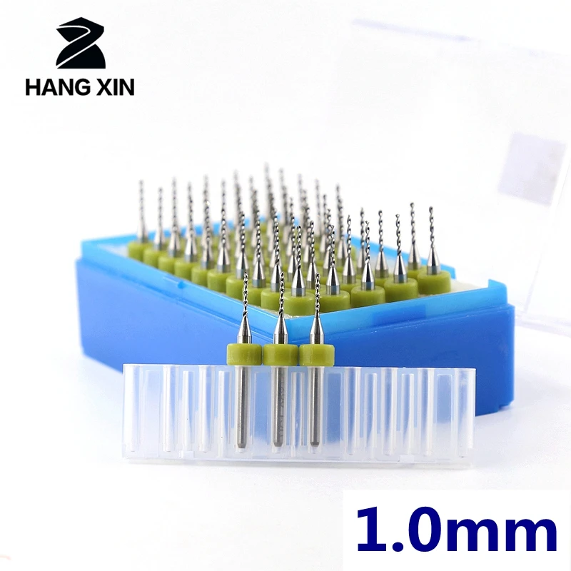 Hangxin 50Pcs 1.0Mm Pcb Carburo Di Punta Da Trapano Circuito Cnc Drill Strumento Di Metallo Accessori