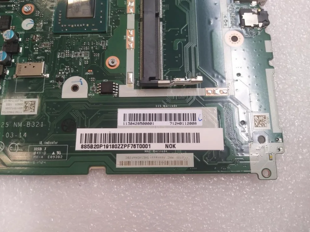 lenovo IdeaPad 320-14ACL 320-14AST материнская плата для ноутбука NM-B321 FRU 5B20P19180 материнская плата тест