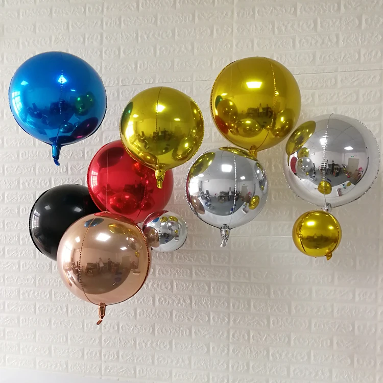 

100pcs/lot 18inch 4D Squar Cube Shaped Helium Ball Solid Aluminum Foil Balloons Party Wedding Birthday Party New Year Decoration