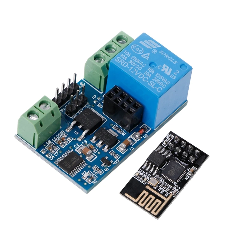 

Circuit Breakers Accessories 12V ESP8266 2Bit WIFI Relay IOT Intelligent Home Mobile APP Remote Control