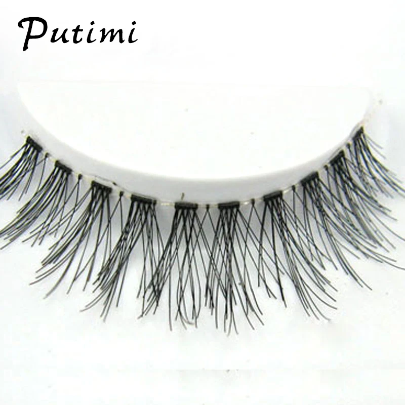 

Putimi 5pair Makeup 3D Faux Mink Lashes False Eyelashes Pure Handmade Long Natural Fake Eyelashes Extension Professional Makeup