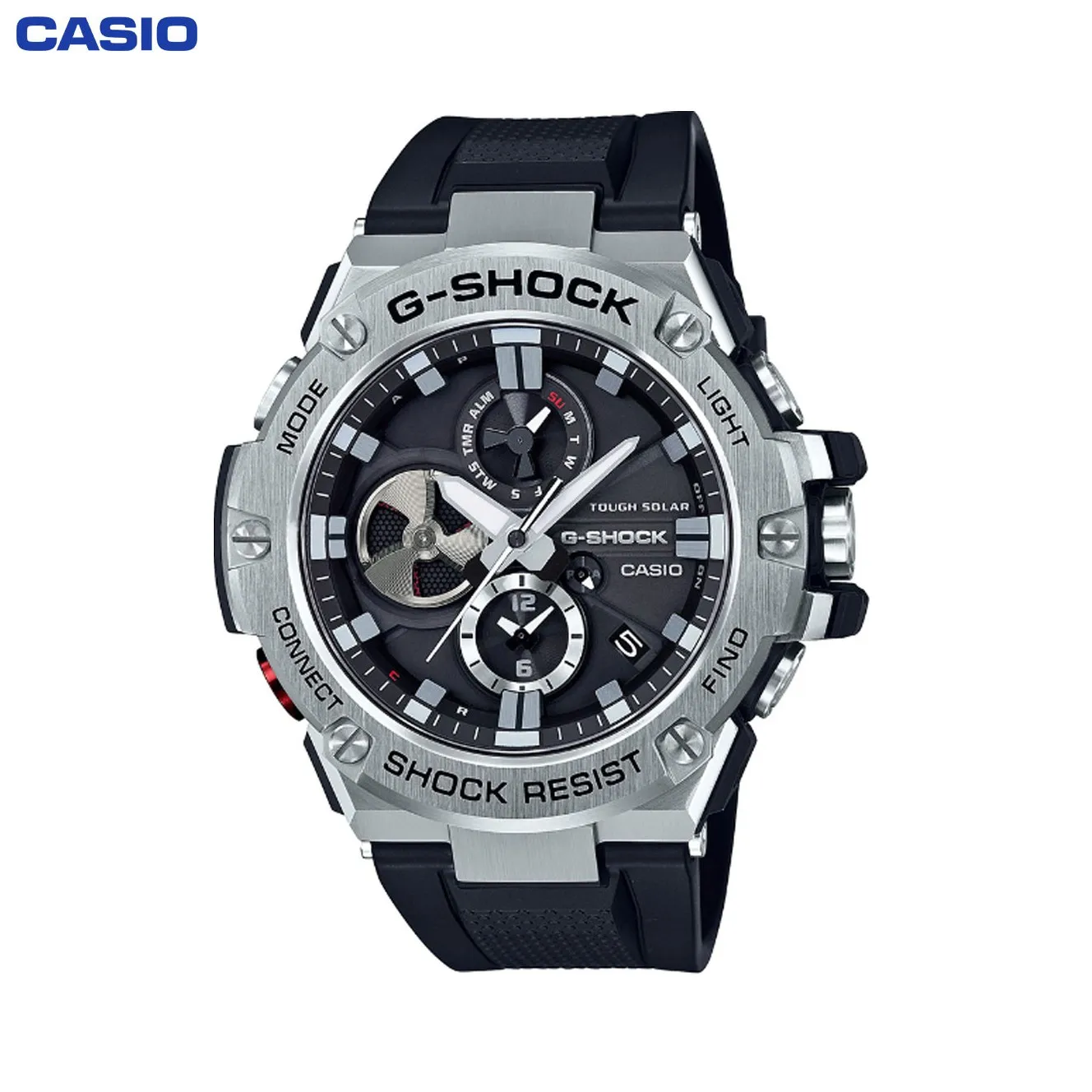 Наручные часы Casio GST B100 1A мужские кварцевые на пластиковом ремешке|Спортивные