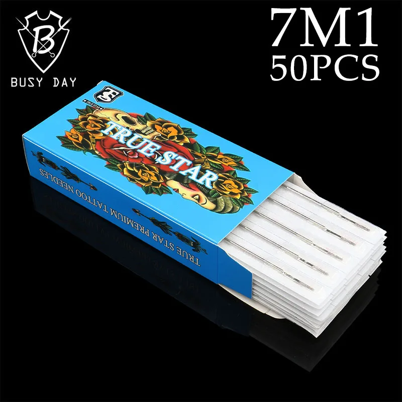 

50pcs 7M1 Professional True Star Magnum Tattoo Needles Stainless Steel Tattoo NeedleFor Supplier Free Shipping