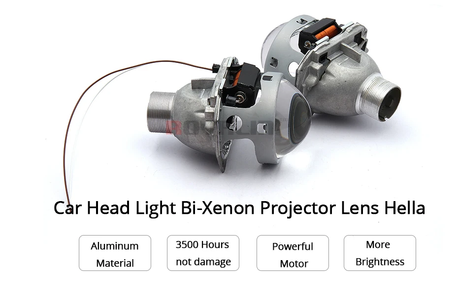 ROYALIN автомобильный Стайлинг би-ксенон H4 фары проектор Объектив мини D2S 3,0 для Hella 3R G5 Матовый объектив с маской D2S D2H HID лампы