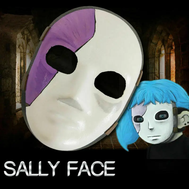 Новинка аксессуары для косплея Салли с лицом реквизит костюм SallyFace подарки