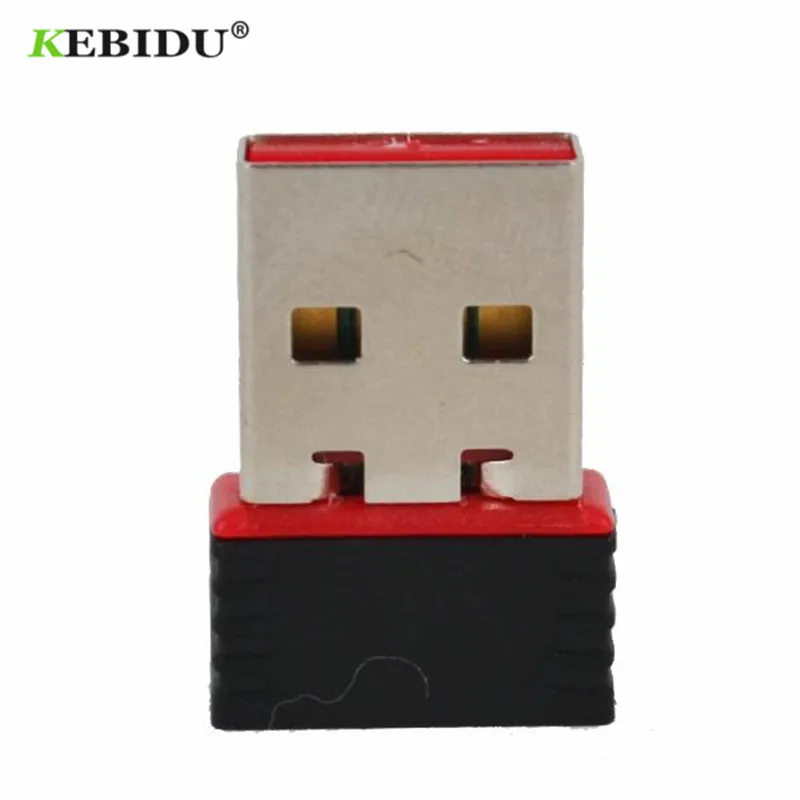 

Kebidu Mini 150M 150Mbps USB WiFi Receiver Wireless Network Card LAN Adapter for Computer PC for Mac Win XP/Vista/7/8