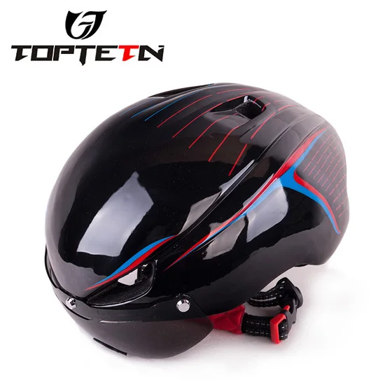 

TOPTETN Integrally Ultra-Light Bicycle Helmet Aerodynamic EPS Lens Mountain Bikes Helmet MTB Bike Accessories Cycling Helmet