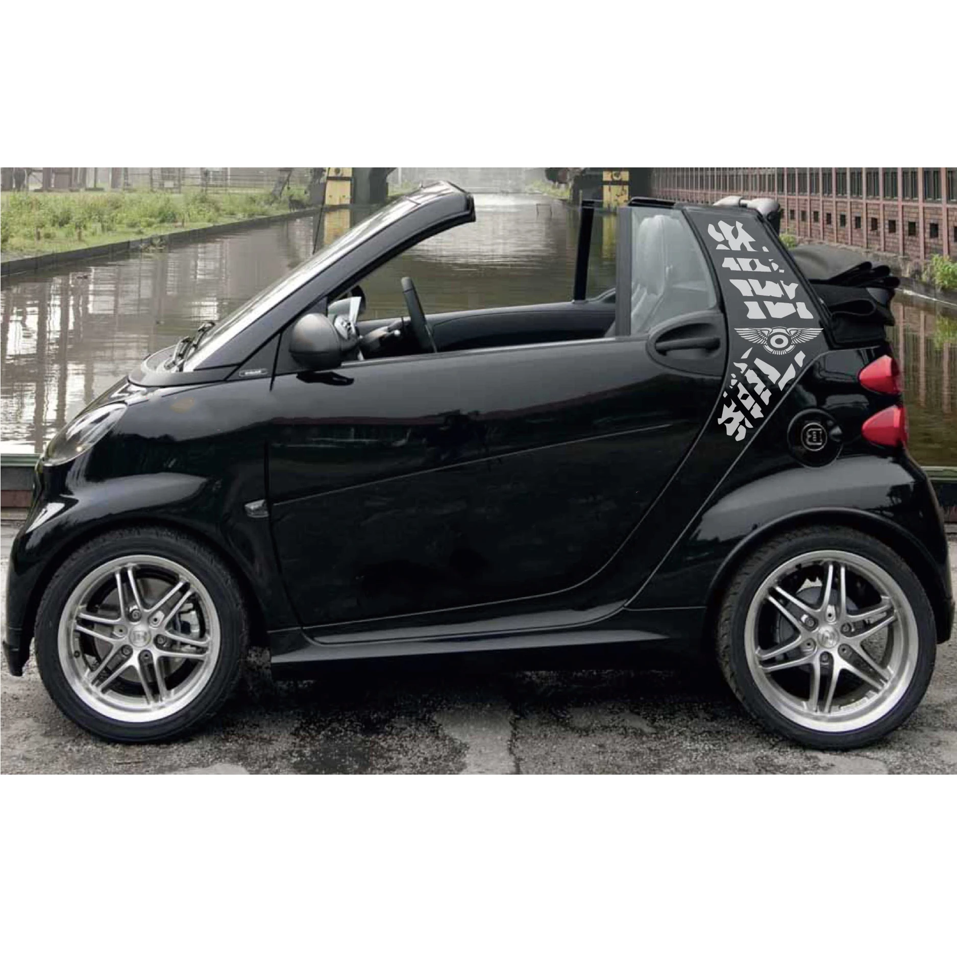 Наклейки для автомобиля Smart Mini 2 Doors стильные виниловые наклейки с принтом шин